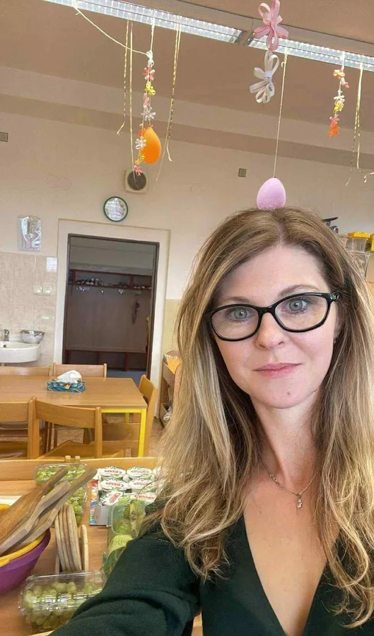 Markéta Čejková ve třídě mateřské školy